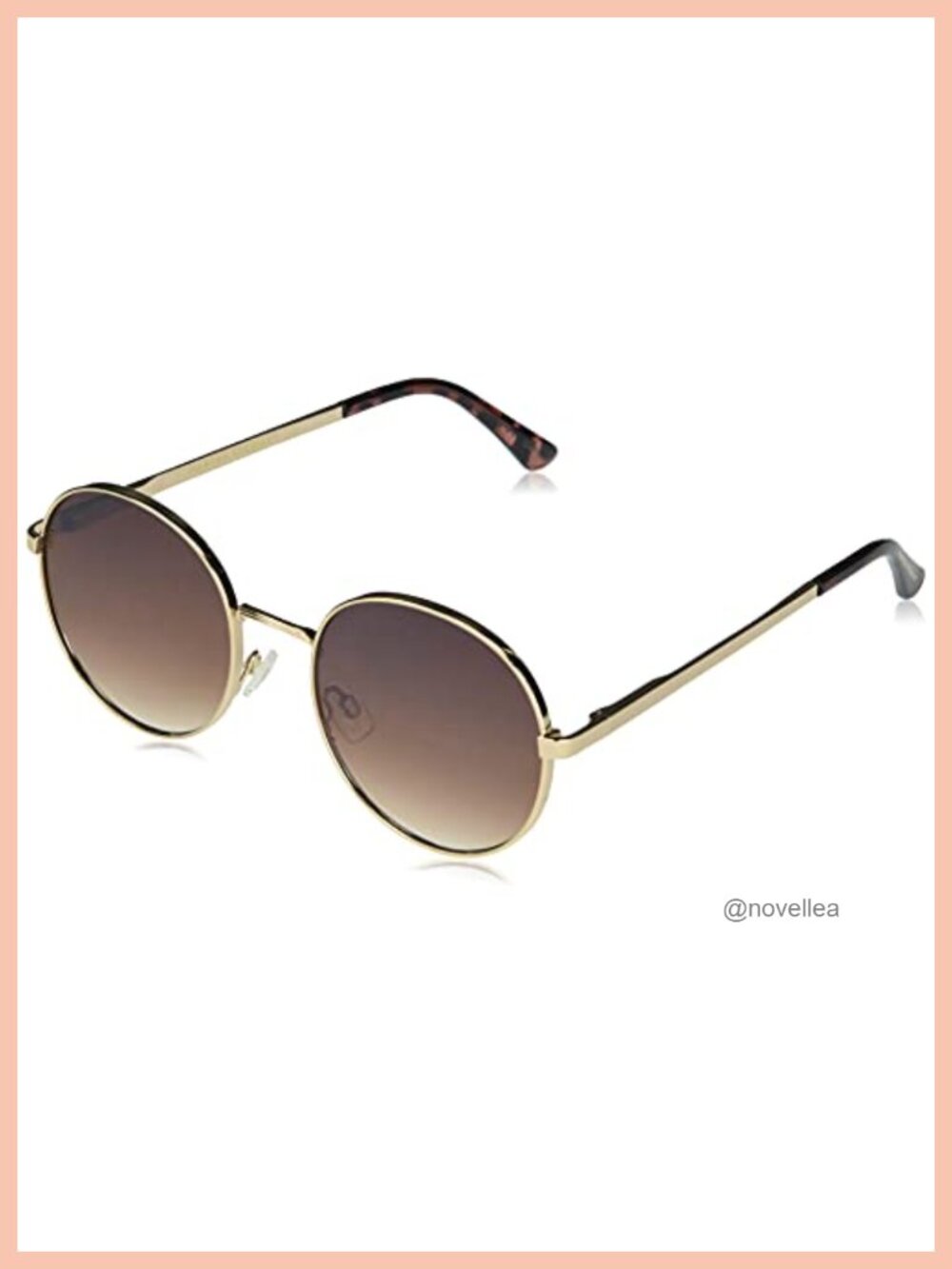 Vintage Round Metal UV400 Protective Sunglasses for Women, Lightweight